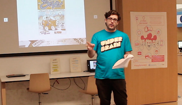 Durante la charla en Atom Fast Market 3