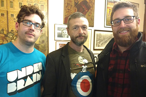 Fotografía junto a Ralf König y Bymartínez