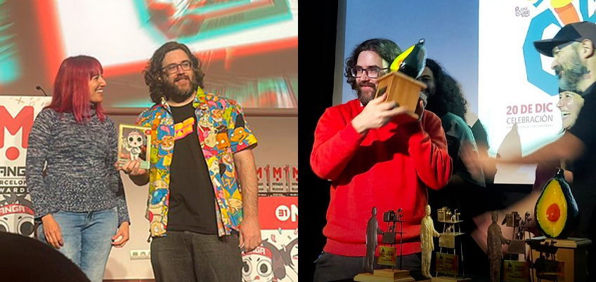 Recogiendo premios en 2025